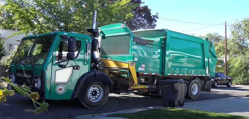 زباله کش و شناخت% زباله ها 4 و نحوه بی خطر کردن آن ها 1 ماشین کمپرسی حمل زباله - زباله کش