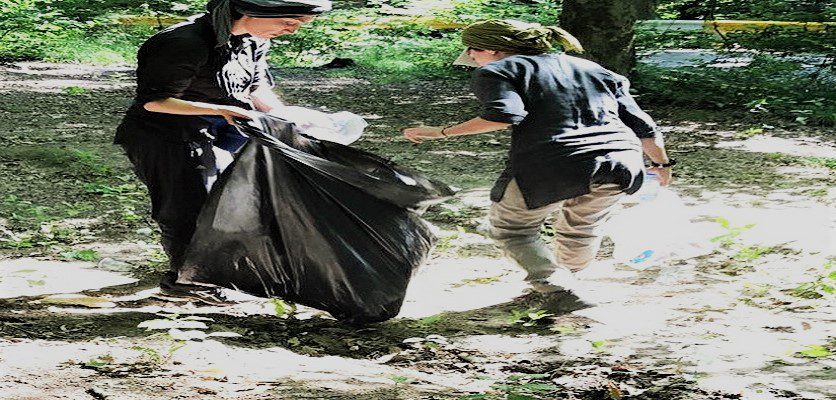 جمع‌اوری زباله توسط مردم-زباله کش