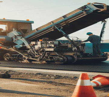 اثر قیرپاشی بر اصطکاک - قیرپاشی در جاده سازی