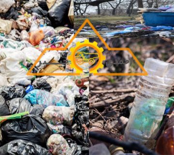 آلودگی زباله - ماشین زباله کش