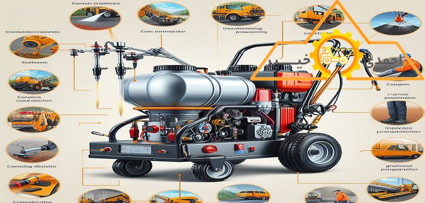 07 عنوان برای خصوصیات و ویژگی‌ ماشین قیرپاش بنزینی