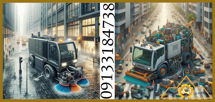 9 عنوان برای خدمات ماشین نظافت شهری از خیابان‌ها تا فضاهای سبز